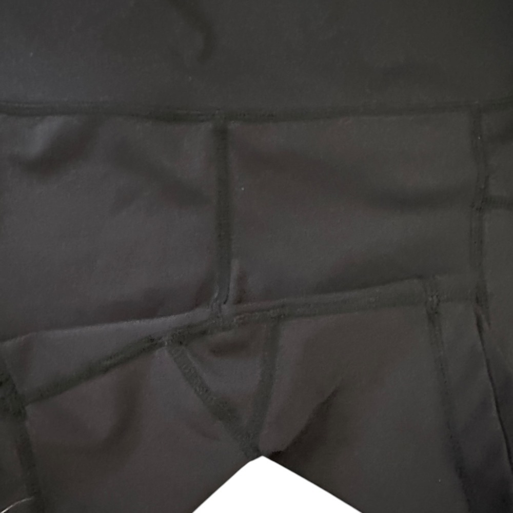 AVA Athletic Shorts High Waist Yoga Workout Pocket Bike Shorts Black - Picture 3 of 12